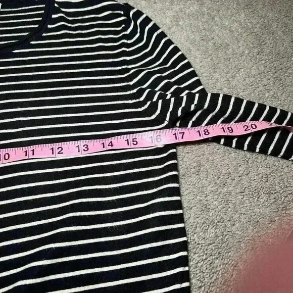 Zara Women's Black and Gold Striped Long Sleeve XL - Picture 4 of 8